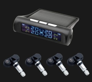 Solarny system TPMS z 4 czujnikami wewnętrznymi.