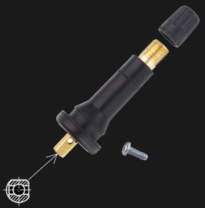 Zawór do czujnika TPMS Schrader Faraday - gumowy 