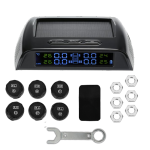 Solarny system TPMS z 6 czujnikami zewnętrznymi + wzmacniacz