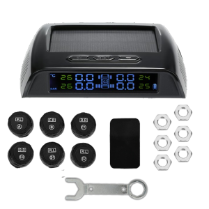 Solarny system TPMS z 6 czujnikami zewnętrznymi + wzmacniacz