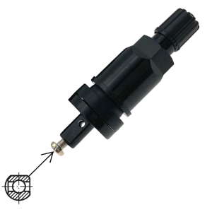 Zawór do czujnika TPMS Schrader Faraday Czarny
