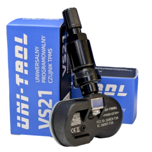 Uni-Trol VS-21 Uniwersalny programowalny czujnik TPMS z zaworem czarnym
