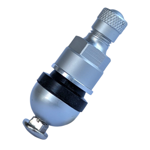 Zawór do czujnika TPMS OEM - HUF/Aligator 40mm silver